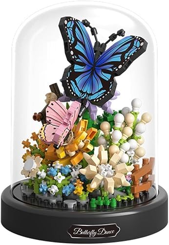 YINcrinx Libellen Ewige Blume Konstruktionsspielzeug, Innendekorationssets, Bastelspielzeug, Erwachsene & Kinder, Geschenke, Dekorationen, Sammlerstücke von YINcrinx
