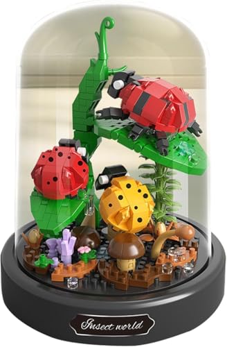 YINcrinx Marienkäfer Ewige Blume Konstruktionsspielzeug, Innendekorationssets, Bastelspielzeug, Erwachsene & Kinder, Geschenke, Dekorationen, Sammlerstücke von YINcrinx