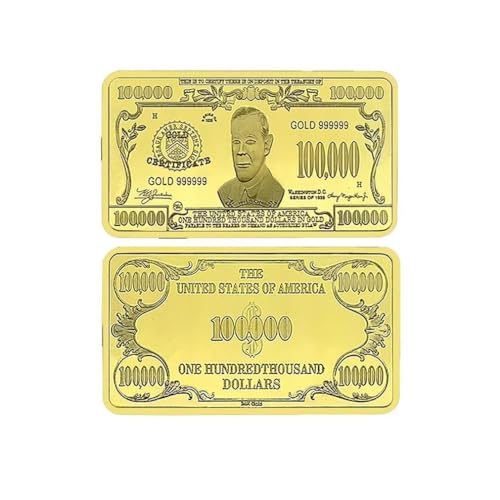 100.000 Dollar Simulierte Dollar Bar für Briefbeschwerer Film Requisite Neuheit Geschenk von YIQILAFADA