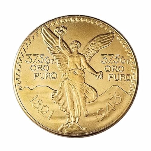 1821 1943 Centenario Mexican 50 Pesos Mexican Antike Münze Replik für Hobbys 1821 1943 Centenario Mexican 50 Pesos Mexican Antike Münze Replik für Hobbys von YIQILAFADA
