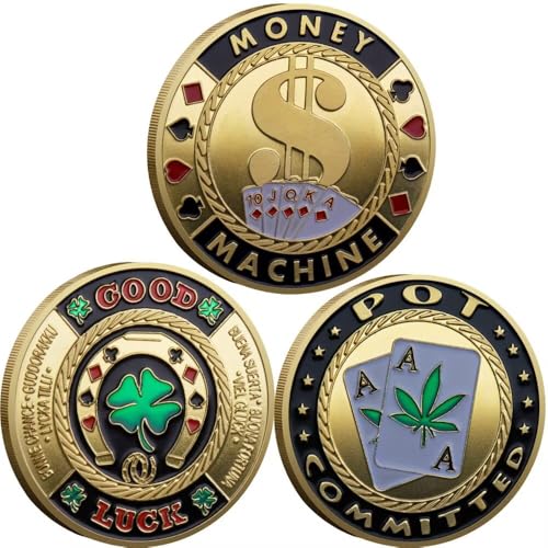 3PC Poker Card Guard Coin Collectibles Table Games Poker Poker Gifts for Men, Poker Card Protector, Poker Accessories 3PC Poker Card Guard Coin Collectibles Table Games Poker Poker Gifts for Men, Poker Card Protector, Poker Accessories von YIQILAFADA