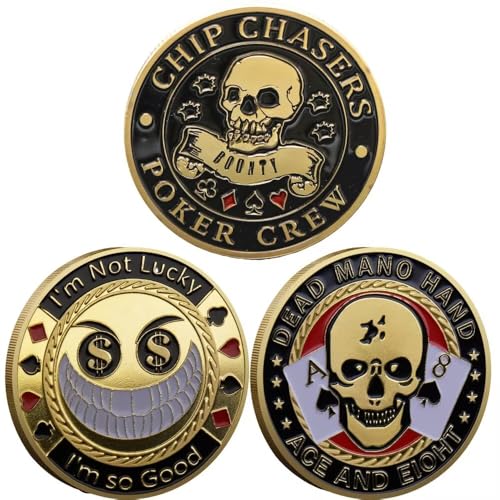 3PC Poker Card Guard Coin Collectibles Table Games Poker Poker Gifts for Men, Poker Card Protector, Poker Accessories 3PC Poker Card Guard Coin Collectibles Table Games Poker Poker Gifts for Men, Poker Card Protector, Poker Accessories von YIQILAFADA