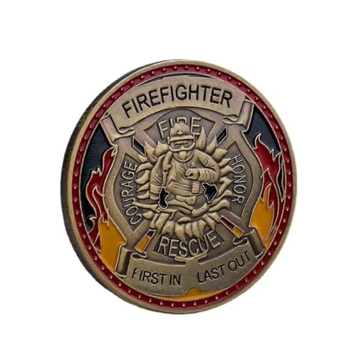 Feuerwehrmünze Herausforderung Münze Feuerwehr Rettung Gebetsmünze für Geschenk Feuerwehrmünze Herausforderung Münze Feuerwehr Rettung Gebetsmünze für Geschenk von YIQILAFADA