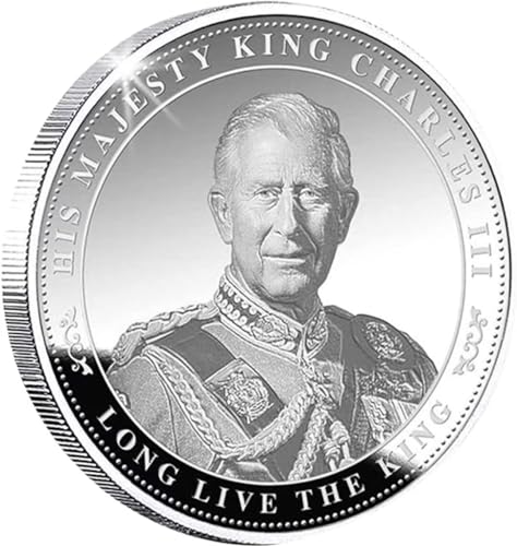 King Charles Krönungsmünzen British King Stereo geprägte Farbe UK Metallmünzen für Souvenir King Charles Krönungsmünzen British King Stereo geprägte Farbe UK Metallmünzen für Souvenir von YIQILAFADA
