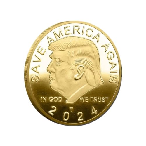 Präsident Donald Trump Münze, Trump 2024 Coin Save America Again Challenge Coin Präsident Donald Trump Münze, Trump 2024 Coin Save America Again Challenge Coin von YIQILAFADA