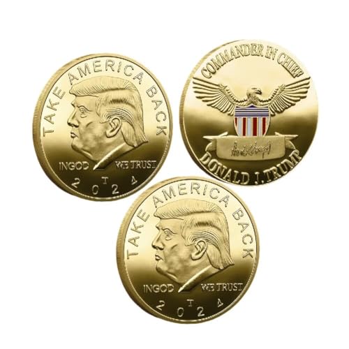 Präsident Donald Trump Münze, Trump 2024 Coin Take America Back Challenge Coin Präsident Donald Trump Münze, Trump 2024 Coin Take America Back Challenge Coin von YIQILAFADA