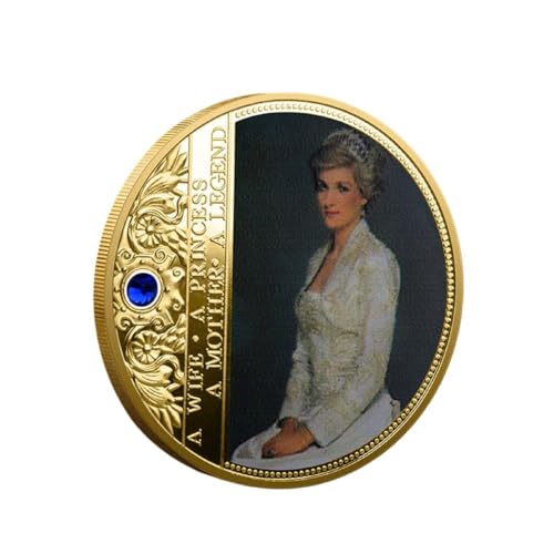 Prinzessin Diana Münze, britische Farbe, britische Metallmünzen für Souvenir Prinzessin Diana Münze, britische Farbe, britische Metallmünzen für Souvenir von YIQILAFADA