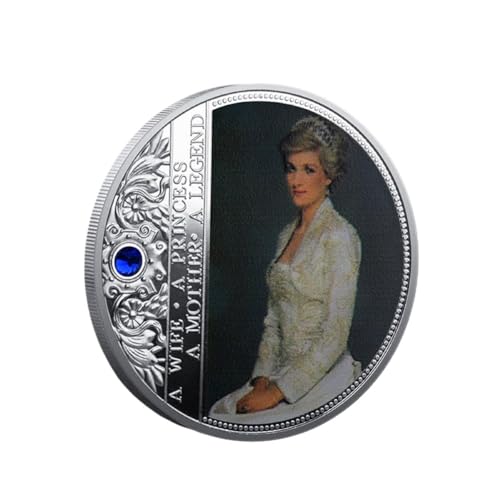 Prinzessin Diana Münze, britische Farbe, britische Metallmünzen für Souvenir Prinzessin Diana Münze, britische Farbe, britische Metallmünzen für Souvenir von YIQILAFADA