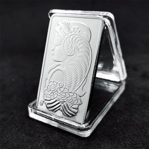 Suisse Lady Fortuna Silver Bar, Replica Silver Bullion for Paperweight Movie Prop Novelty Gift Suisse Lady Fortuna Silver Bar, Replica Silver Bullion for Paperweight Movie Prop Novelty Gift von YIQILAFADA