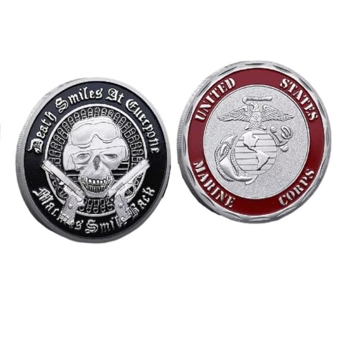Totenkopf US Navy Seals Coin Herausforderung Münze für Männer Geschenk für Veteranen-Münze Totenkopf US Navy Seals Coin Herausforderung Münze für Männer Geschenk für Veteranen-Münze von YIQILAFADA