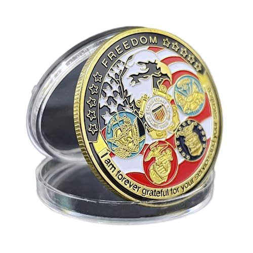 US Military Thank You Challenge Coin Free Eagle Veteran Army Navy Marine Corps Armed Forces Collection Gift Souvenir US Military Thank You Challenge Coin Free Eagle Veteran Army Navy Marine Corps Armed Forces Collection Gift Souvenir von YIQILAFADA