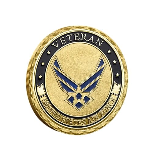 USAF US Air Force Veteran Challenge Münze für Männer Geschenk von YIQILAFADA