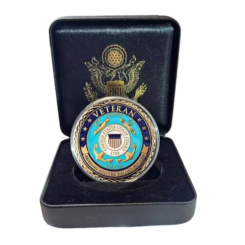 United States Coast Guard Coin with Gift Box Challenge Coin for Men Gift United States Coast Guard Coin with Gift Box Challenge Coin for Men Gift von YIQILAFADA