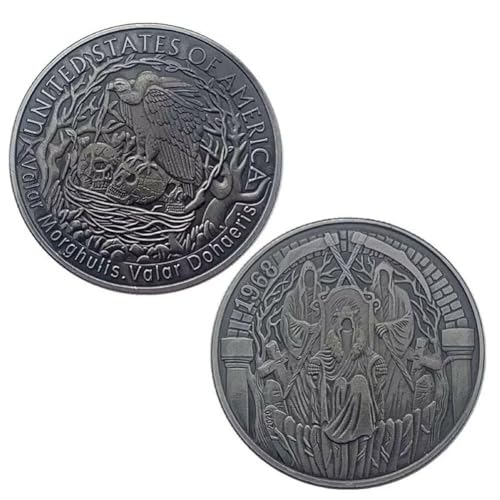 Valar Morghulis Valar Dohaeris God Faceless Man Death Challenge Coin Vintage Art Punk Coin Valar Morghulis Valar Dohaeris God Faceless Man Death Challenge Coin Vintage Art Punk Coin von YIQILAFADA