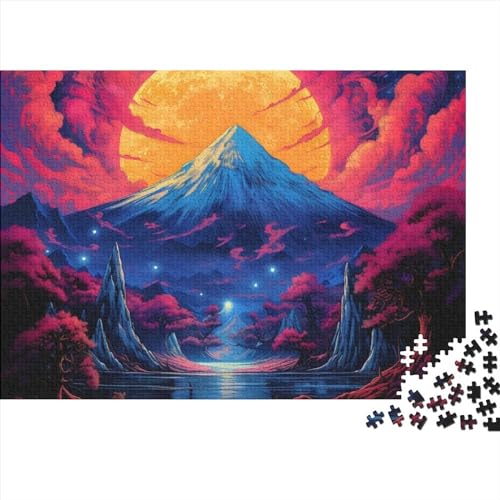 Mount Fuji-Puzzle, 1000 Teile, für Erwachsene, Puzzle für Jugendliche, Puzzle, Lernspiele, einzigartiges Geschenk, 1000 Stück (75 x 50 cm) von YIRCATM