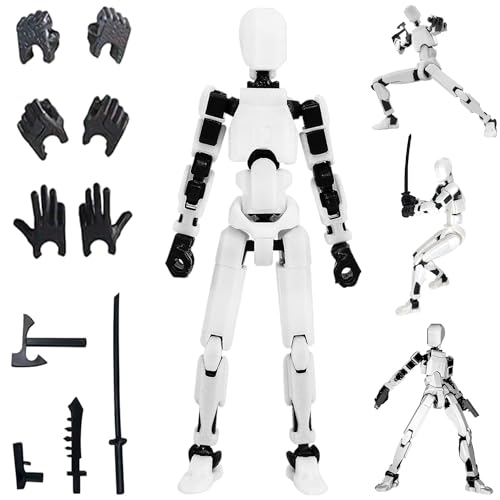 T13 Action Figures, 3D Printed Multi-Jointed Movable Figures, T13 Actionfigur, Lucky T13 Action Figure mit Waffen, 13 Articulated Robot, Dummy Action Figures, T13 Actionfigur Desktop-Dekorationen T13 Action Figures, 3D Printed Multi-Jointed Movable Figures, T13 Actionfigur, Lucky T13 Action Figure mit Waffen, 13 Articulated Robot, Dummy Action Figures, T13 Actionfigur Desktop-Dekorationen von YISKY