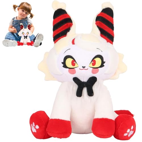 YISKY Hazbin Hotel Puppe, 30cm Anime Kuscheltier, Cartoon Hazbin Hotel Plüschfigur, Geschenke für Kinder von YISKY