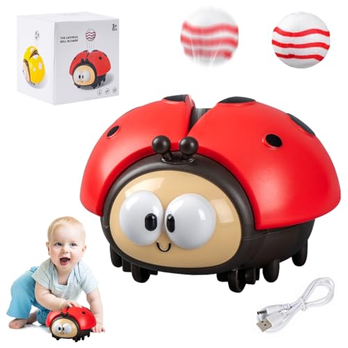 YISKY Marienkäfer Luftballon Spielzeug, Hängendes Marienkäfer Ballspielzeug, Elektrisch Schweben Ball Für Kinder, Marienkäfer Spielzeug, Marienkäfer Lernspielzeug Set, für Kindergarten Geschenk(B) von YISKY