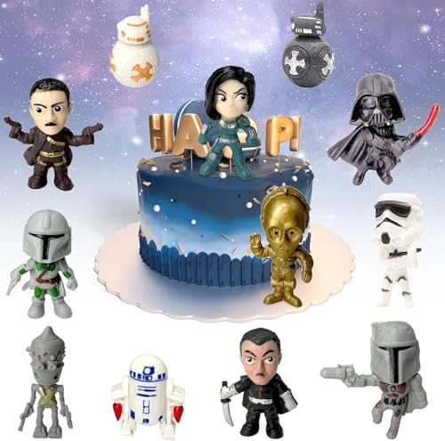 YISKY Figuren, 14 Stück Geburtstagstorte Dekoration, Minifiguren Set, Spielzeug Actionfiguren, Baby Tortendeko, Tortendeko, Geeignet für Kinder YISKY Figuren, 14 Stück Geburtstagstorte Dekoration, Minifiguren Set, Spielzeug Actionfiguren, Baby Tortendeko, Tortendeko, Geeignet für Kinder von YISKY