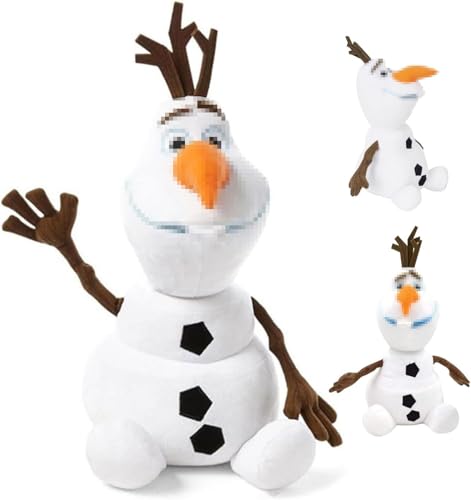 YISKY Tofftier Olaf 30cm Schneemann, Frozen II Plüschtier, Kuscheltier Snowman Plush, Eiskönigin Plüsch Puppe Geschenk von YISKY