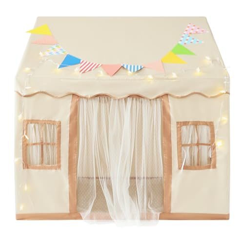 Kinderzelt für Drinnen mit Matte und Lichtern,120x100x130cm Kinder Bettzelt, Kinderspielhaus,Kinderzimmer Dekor für Kleinkinder ab 2 Jahre Kinderzelt für Drinnen mit Matte und Lichtern,120x100x130cm Kinder Bettzelt, Kinderspielhaus,Kinderzimmer Dekor für Kleinkinder ab 2 Jahre von YISSALE