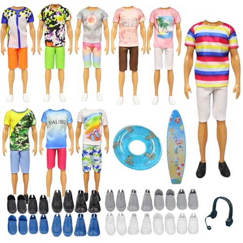 19 Teile Kleidung und Zubehör, Puppenkleidung für Kinder, 4 Freizeitkleidung, 4 Hosen, 4 Paar Schuhe, 3 Accessoires für 11,5 Zoll Kinderpuppe 19 Teile Kleidung und Zubehör, Puppenkleidung für Kinder, 4 Freizeitkleidung, 4 Hosen, 4 Paar Schuhe, 3 Accessoires für 11,5 Zoll Kinderpuppe von YITULOU