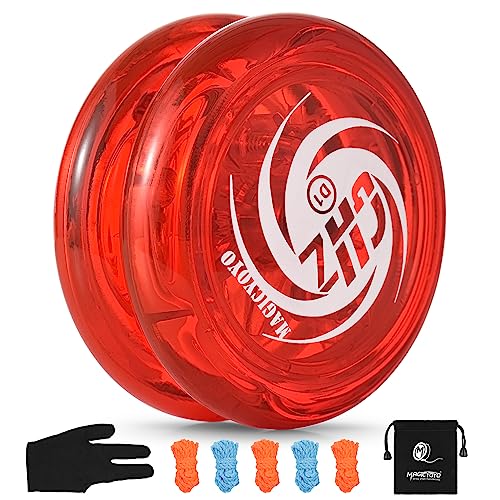YIWENG Reaktionsfreudiges Yoyo für Kinder,Yo-Yo-Ball mit 5 Ersatzschnüren,Handschuh-Aufbewahrungstasche für Anfänger,JoJo von YIWENG