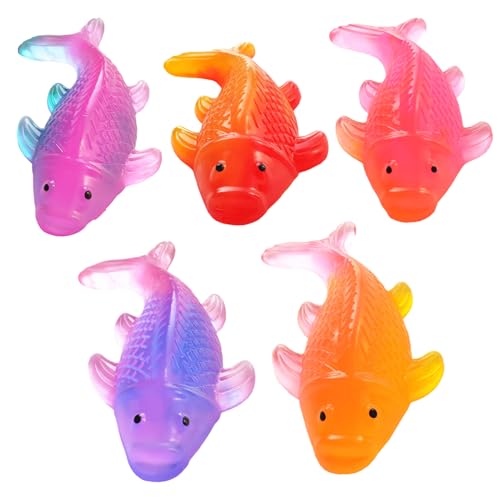 5-teilige Jumbo Farbverlaufsreihen Karpfen Mochi Squishies, Dekompression Squishy Spielzeug, Kinder Party Gefälligkeiten, Kinder Geburtstag Party Geschenke, Klassenzimmer Preise von YIWLFQH