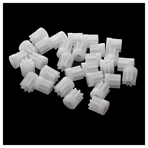 30 Stueck 0.5 Modul 8 Zaehne Zahnrad Kunststoff fuer 2mm Spielzeug Motorwelle 30 Stueck 0.5 Modul 8 Zaehne Zahnrad Kunststoff fuer 2mm Spielzeug Motorwelle von YIZAN