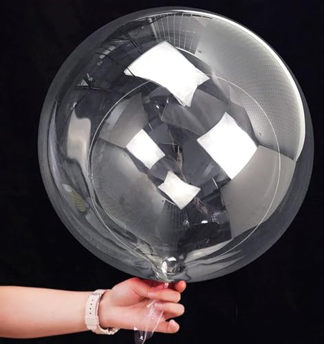 10 Pcs Klar Luftballons, 20 Zoll Bobo Ballons zum Befüllen, Wiederverwendbare Transparente Bubble Ballons für Geburtstag, Hochzeit, Jahrestag, Weihnachten 10 Pcs Klar Luftballons, 20 Zoll Bobo Ballons zum Befüllen, Wiederverwendbare Transparente Bubble Ballons für Geburtstag, Hochzeit, Jahrestag, Weihnachten von YIZHIXIANGQ