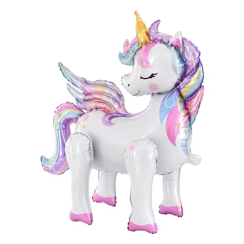 1er-Pack 3D Folienballon, Stehender Helium Ballon XXL, Aufblasbare Tiere, Geeignet für Mädchen-Geburtstagsparty-Dekoration 1er-Pack 3D Folienballon, Stehender Helium Ballon XXL, Aufblasbare Tiere, Geeignet für Mädchen-Geburtstagsparty-Dekoration von YIZHIXIANGQ