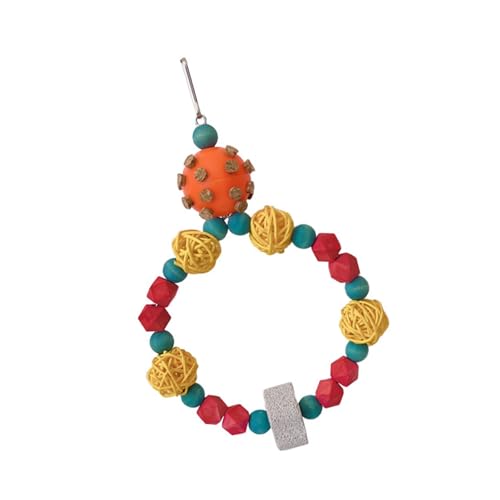 1 Set Papageien-Puzzle-Spielzeug, Vogel-Intelligenz-Spielzeug, Vogelkäfig, bunte Dekoration für sensorische und motorische Fähigkeiten, Entwicklung, Hand-Augen-Koordination von YIZITU