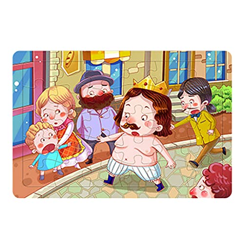 30x Puzzle Puzzle Verschiedene Cartoon Holz Vorschule Rätsel Für Kinder Intelligenz Baby Frühes Bildung von YIZITU