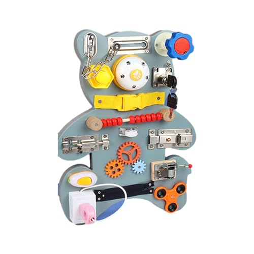 Bärenformaktivität Board Pflege Die Handaugenkoordination Verbessert Die Feinmotorik Bei Kindern Für Entwicklungsspiele Bildungsspielzeug Frühes Lernen Grundlegende Lebenskompetenzen Geschäftiger Bärenformaktivität Board Pflege Die Handaugenkoordination Verbessert Die Feinmotorik Bei Kindern Für Entwicklungsspiele Bildungsspielzeug Frühes Lernen Grundlegende Lebenskompetenzen Geschäftiger von YIZITU