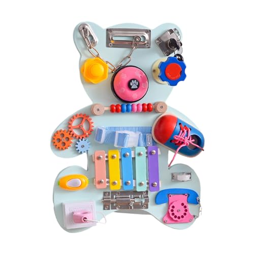 Bärenformaktivität Board Pflege Die Handaugenkoordination Verbessert Die Feinmotorik Bei Kindern Für Entwicklungsspiele Bildungsspielzeug Frühes Lernen Grundlegende Lebenskompetenzen Geschäftiger Bärenformaktivität Board Pflege Die Handaugenkoordination Verbessert Die Feinmotorik Bei Kindern Für Entwicklungsspiele Bildungsspielzeug Frühes Lernen Grundlegende Lebenskompetenzen Geschäftiger von YIZITU