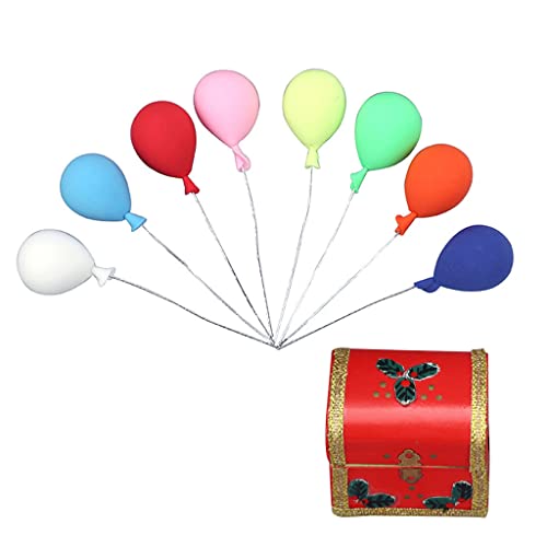 Box und bunte Luftballons, künstliche Dekorationen für Verzierungen, Festival-Dekorationen, Zubehör für Weihnachten, Möbelzubehör, Wohnzimmer und Box und bunte Luftballons, künstliche Dekorationen für Verzierungen, Festival-Dekorationen, Zubehör für Weihnachten, Möbelzubehör, Wohnzimmer und von YIZITU