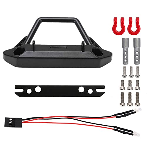 Fernbedienungsfahrzeug Teil Vorderer Wache Car Front Stoßfänger Absorber Mit LED Upgrade Zubehör Für 1/24 SCX24 Stoßfängermontage Für Crawlers Fernbedienungsfahrzeug Teil Vorderer Wache Car Front Stoßfänger Absorber Mit LED Upgrade Zubehör Für 1/24 SCX24 Stoßfängermontage Für Crawlers von YIZITU