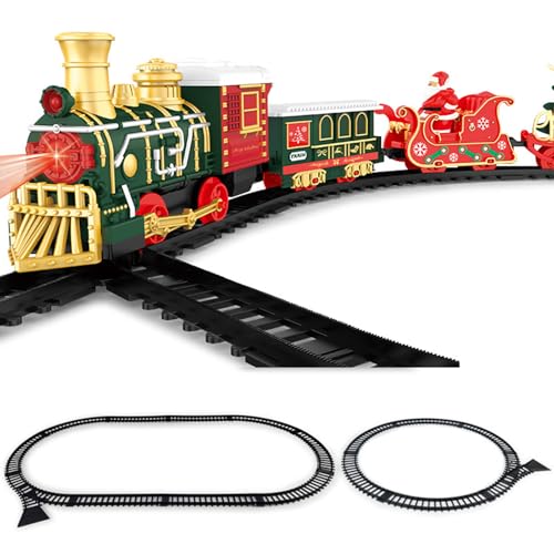 Kinder Abenteuer Thema Puzzle Track Set mit Zug Kreatives Spielen Für Kinder Spielset Pädagogisches Puzzle Spielzeug Weihnachtszug Set Klein von YIZITU