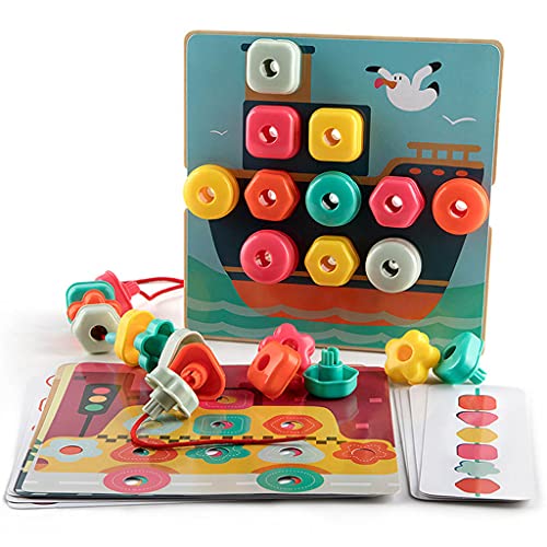 Kinder Schöne Mehrfachform Blöcke Spielzeughirntraining Tragbares Spielzeug Kinder Interaktiv Für Spiele Set Training Toys von YIZITU