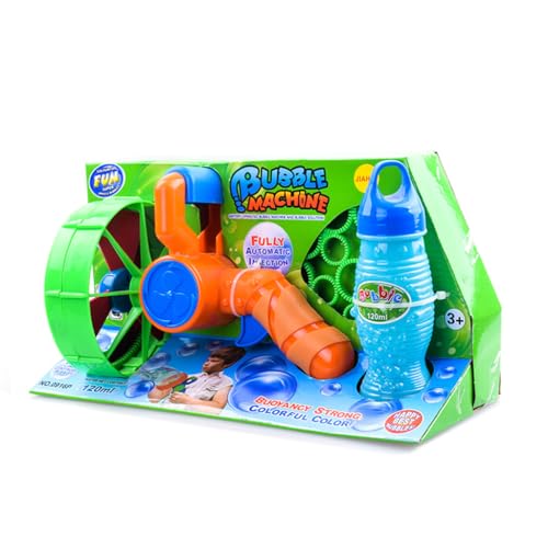 Kinder Schwimmblasen Spielzeug Automatischer Cartoon Tragbar Für Kreative Spielzeugschwimmbäder Licht & Sound Bubble Machine Kinderautomat Für Draußen von YIZITU