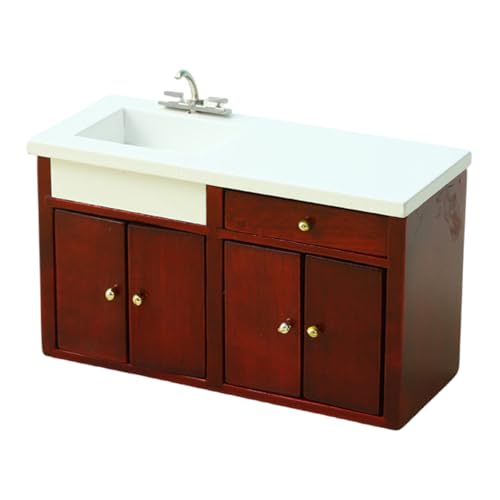 Küchenschrank-Figur, realistische Vintage-Lebensszene, Puppenhaus, Spieleinrichtung für Küche, Sammlerstück, Puppenhäuser, Dekorationen Küchenschrank-Figur, realistische Vintage-Lebensszene, Puppenhaus, Spieleinrichtung für Küche, Sammlerstück, Puppenhäuser, Dekorationen von YIZITU