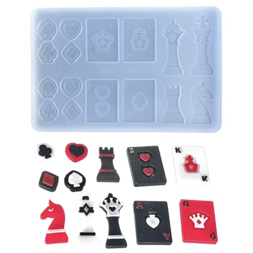 Schach Und Kartenschimmel Leicht Zu Dem Entfassungen Von Silikongussformen Schachdekoration Handwerksform Für Spielliebhaber Game Accessoires Schimmel Schach Und Kartenschimmel Leicht Zu Dem Entfassungen Von Silikongussformen Schachdekoration Handwerksform Für Spielliebhaber Game Accessoires Schimmel von YIZITU