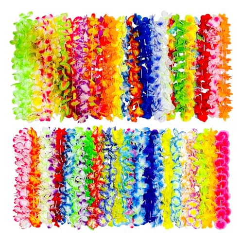 Traditionell inspirierter hawaiianischer Lei-Kopfschmuck, verstellbare Größe, für Themenfeiern, Tanzaufführungen, Geburtstagsparty, floraler Kopfschmuck von YIZITU