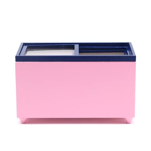 Wohnzimmer zum Spielen, Spielzeug, zum Spielen, Gefrierschrank für Puppenhausmöbel, realistisches Miniatur-Display, Modell, Gefrierschrank, Zubehör für Möbel, Zubehör für Möbel Wohnzimmer zum Spielen, Spielzeug, zum Spielen, Gefrierschrank für Puppenhausmöbel, realistisches Miniatur-Display, Modell, Gefrierschrank, Zubehör für Möbel, Zubehör für Möbel von YIZITU