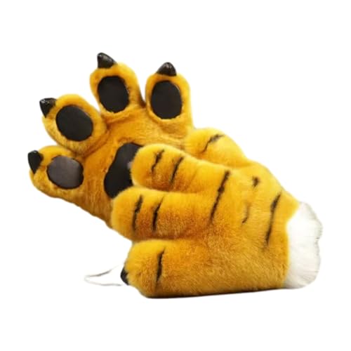 YIZITU 1/2/4 Tiger Kostüm Zubehör Set Queue Tigerohren Stirnband Schwanz Pfote Handschuhe Zubehör Tier Tiger Kostüm Tier Cosplay Kostüm YIZITU 1/2/4 Tiger Kostüm Zubehör Set Queue Tigerohren Stirnband Schwanz Pfote Handschuhe Zubehör Tier Tiger Kostüm Tier Cosplay Kostüm von YIZITU