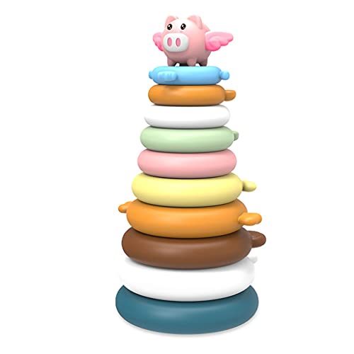 YIZITU 1 Set Farbenfrohe Baustein Babyspielzeug Puzzle Stapelstapel Für Kinder Mädchen Jungen Geschenke Kinder Bildung Spielzeug YIZITU 1 Set Farbenfrohe Baustein Babyspielzeug Puzzle Stapelstapel Für Kinder Mädchen Jungen Geschenke Kinder Bildung Spielzeug von YIZITU