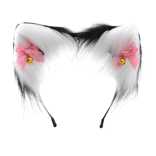 YIZITU 1 x Wolfsfüchse Schwanzohren Stirnband Set Halloween Weihnachten Fancy Party Kostüm Spielzeug Geschenke für Damen Herren Cosplay Halloween Cosplay Kostüme für Männer Frauen YIZITU 1 x Wolfsfüchse Schwanzohren Stirnband Set Halloween Weihnachten Fancy Party Kostüm Spielzeug Geschenke für Damen Herren Cosplay Halloween Cosplay Kostüme für Männer Frauen von YIZITU