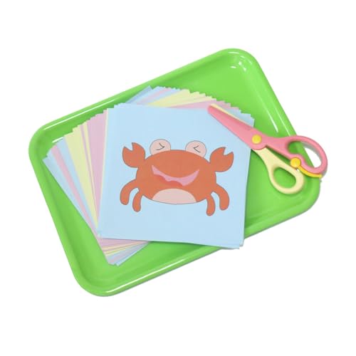 YIZITU 100x Kinderpapier Schneiden Für Fantasie Und Kreativität Handwerk Schere Fähigkeiten Für Künstlerische Fähigkeiten Vorschullieferung Kinder Papierschnitte Schere YIZITU 100x Kinderpapier Schneiden Für Fantasie Und Kreativität Handwerk Schere Fähigkeiten Für Künstlerische Fähigkeiten Vorschullieferung Kinder Papierschnitte Schere von YIZITU