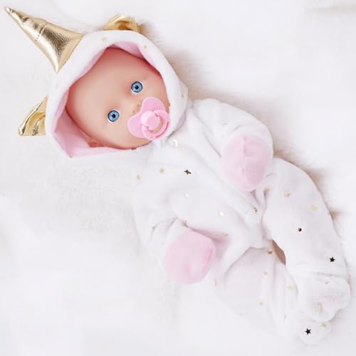 YIZITU 11inch Wasserdacht Wiedergeborene Puppen Fashion Kaukasische Babypuppen Beruhigen Für Kinder So Tun Spielen Spielzeug Best Companies Geschenk Babypuppe von YIZITU