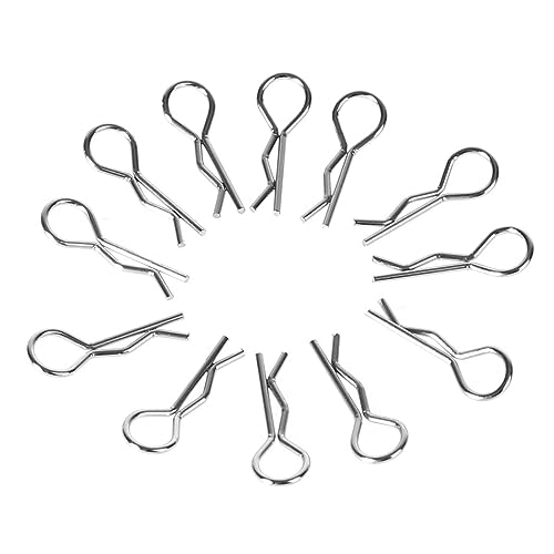 YIZITU 12 Pcs Körper Für Schalenclips Stift Edelstahl Für HSP Redcat HPI 1/10 Modell Car Body LKW Schale Abdeckungsmodell Ersetzen Ersatzlieferungen Spielzeug Fahrzeug YIZITU 12 Pcs Körper Für Schalenclips Stift Edelstahl Für HSP Redcat HPI 1/10 Modell Car Body LKW Schale Abdeckungsmodell Ersetzen Ersatzlieferungen Spielzeug Fahrzeug von YIZITU